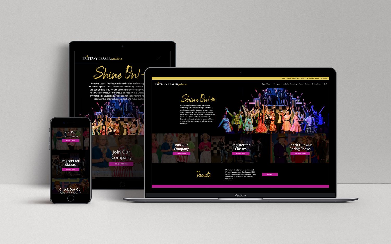 BrittanyLeazerProductions_WebsiteMockup