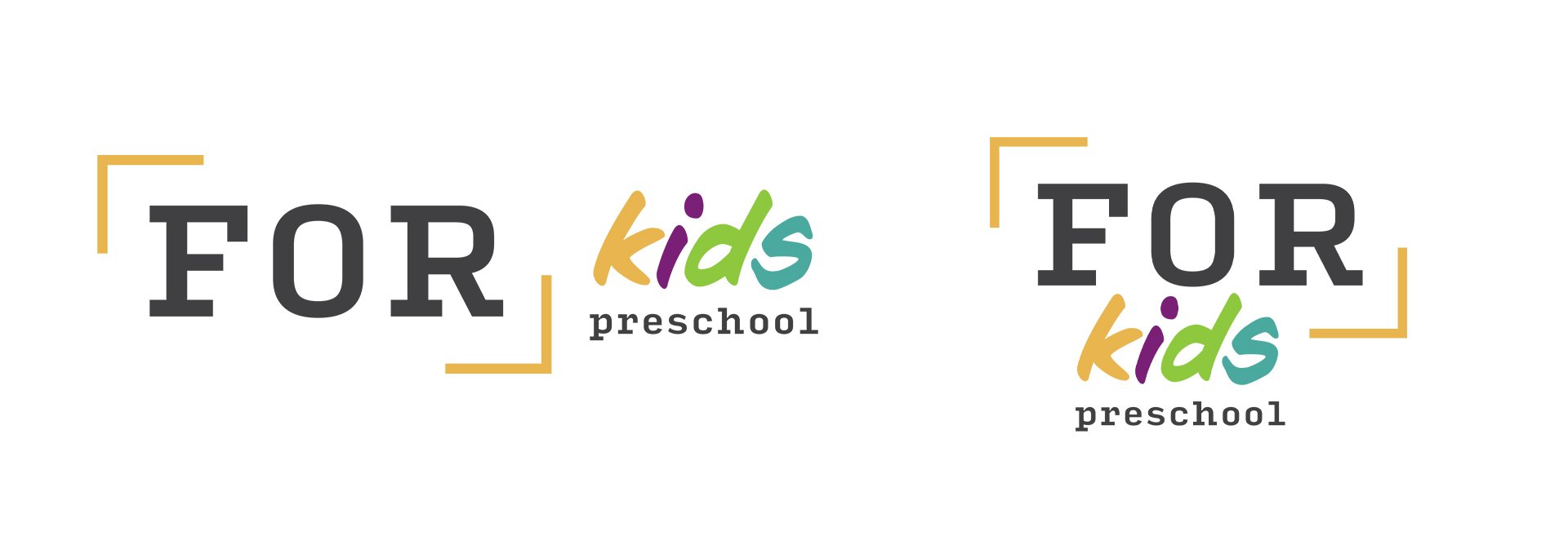 ForKidsPreschoolLogoDesign_OrangeMossCreative